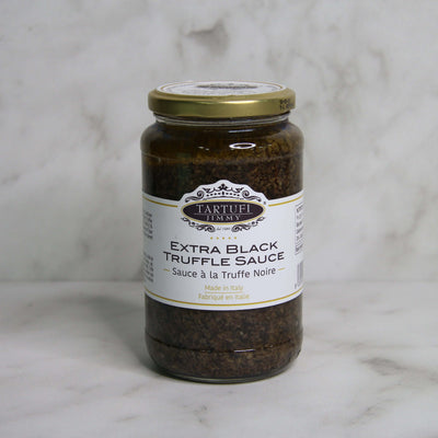 JIMMY TARTUFI BLACK TRUFFLE SAUCE - 500g||SAUCE À LA TRUFFE NOIRE JIMMY TARTUFI - 500g